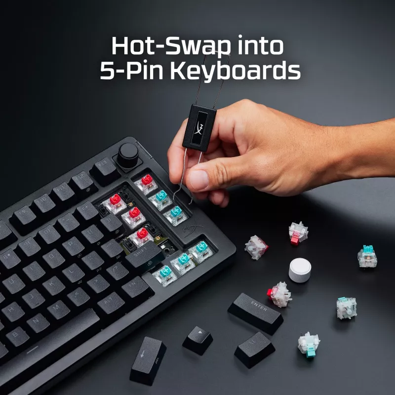 Interruptor de teclado mecánico lineal KINGSTON HyperX 85U07AA 45 g de fuerza de actuación