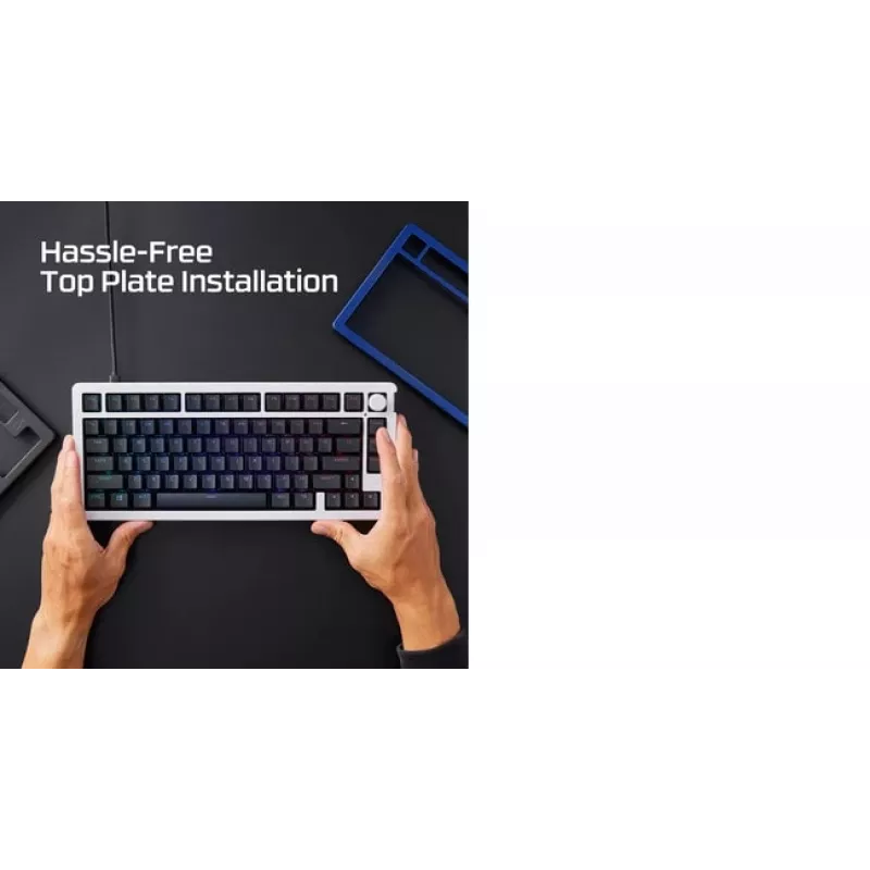 Cubierta superior de teclado mecánico KINGSTON HyperX Alloy Rise Navy Blue (modelo 85U10AA)