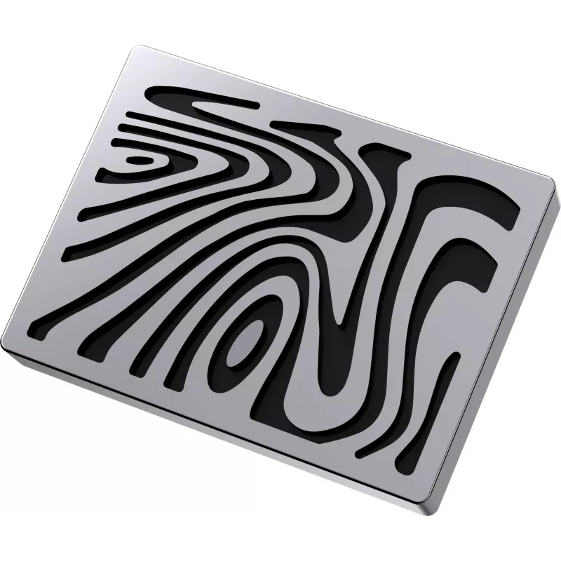 Insignia magnética Kingston HyperX Abstract Series 85U20AA — insignia metálica promocional con parte trasera magnética