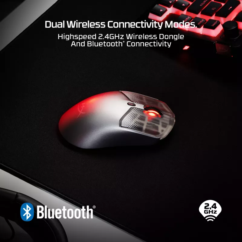Ratón gaming inalámbrico HP HyperX Pulsefire Haste 2 S azul marino 64 g Li-Ion