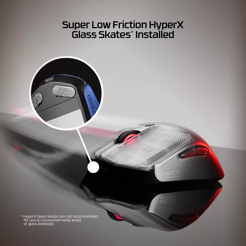 Ratón gaming inalámbrico HP HyperX Pulsefire Haste 2 S azul marino 64 g Li-Ion