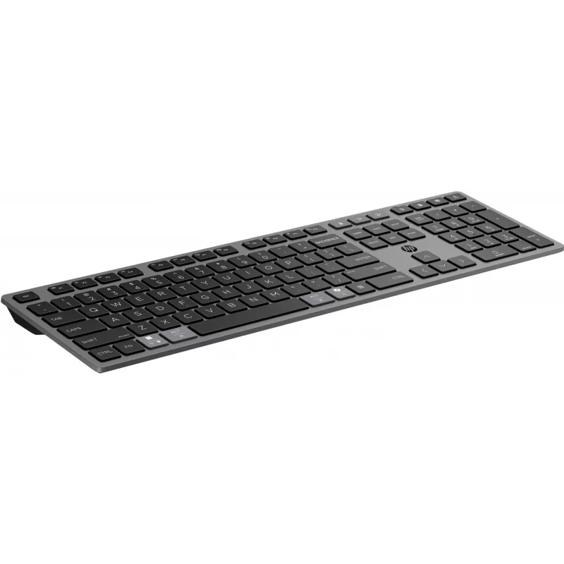 Teclado inalámbrico recargable QWERTY de tamaño completo HP 725 — Modelo 9T5B2AA#UUW
