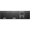 Teclado inalámbrico recargable QWERTY de tamaño completo HP 725 — Modelo 9T5B2AA#UUW