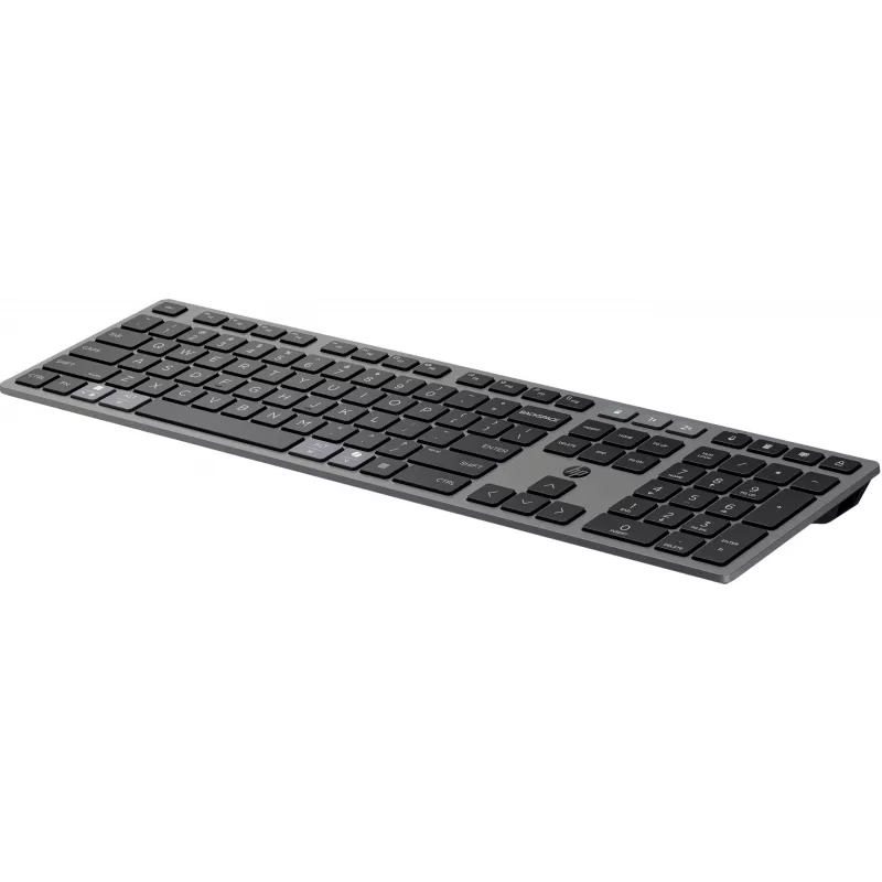 Teclado inalámbrico recargable QWERTY de tamaño completo HP 725 — Modelo 9T5B2AA#UUW