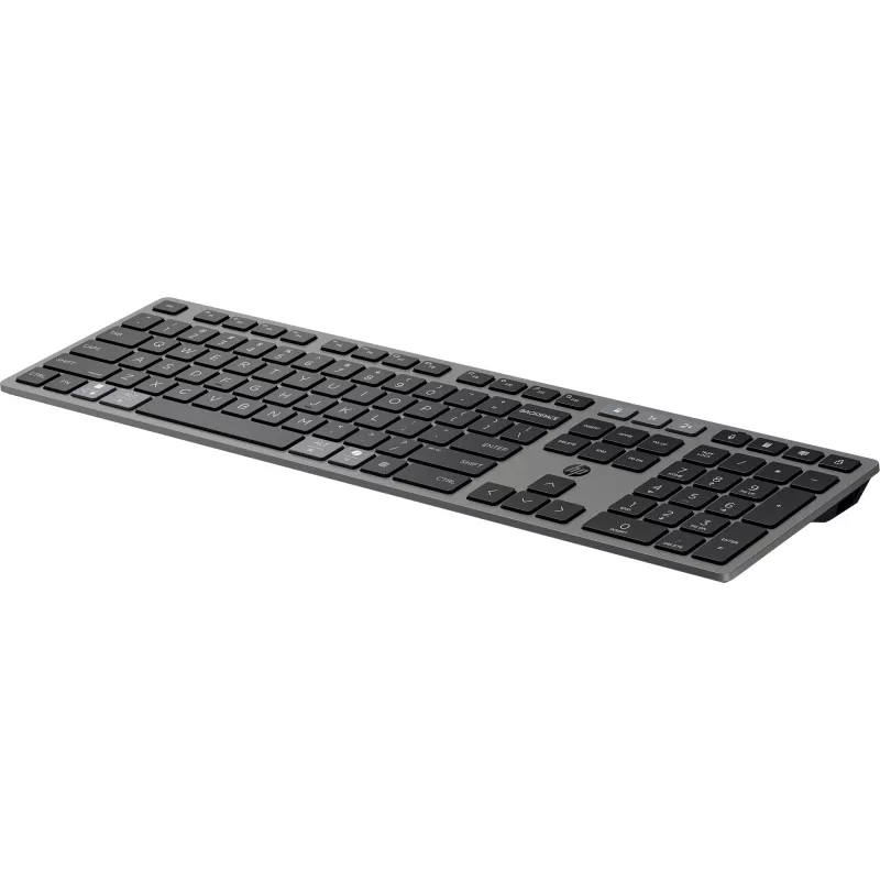Teclado inalámbrico recargable QWERTY de tamaño completo HP 725 — Modelo 9T5B2AA#UUW