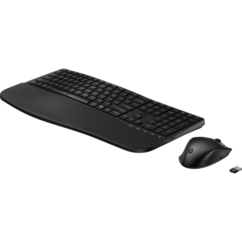 Conjunto de teclado y ratón HP 685 Comfort Dual-Mode inalámbrico Bluetooth tamaño completo curvo