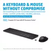 Combo de teclado y ratón inalámbrico HP 655, negro, ratón incluido