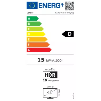Monitor Lenovo ThinkVision P27Q-40 27