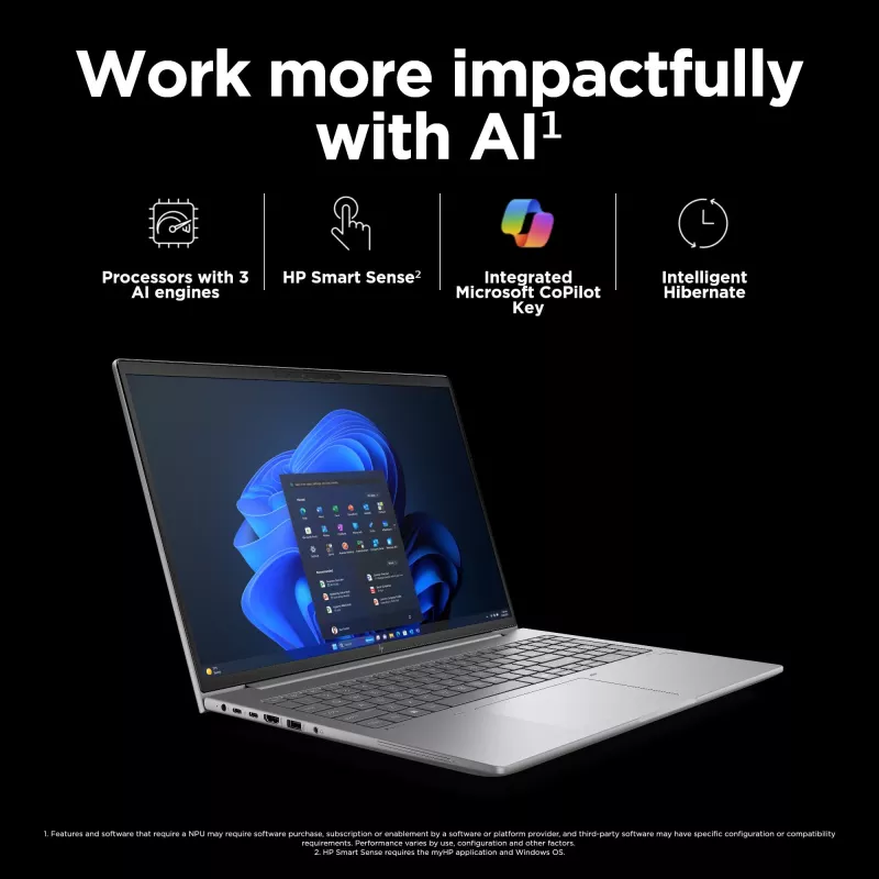 HP ZBook Power G11 A AMD Ryzen™ 7 8845HS Estación de trabajo móvil 40,6 cm (16 inch) WUXGA 32 GB DDR5-SDRAM 1 TB SSD NVIDIA RTX A1000 Wi-Fi 6E (802.11ax) Windows 11 Pro AI Estación de trabajo, AI PC Gris