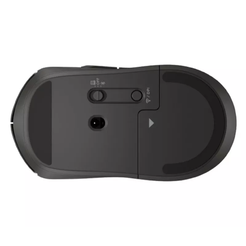 Ratón inalámbrico HP 405 Quiet — Ambidiestro, Óptico 1200 DPI, RF Wireless + Bluetooth, 5 botones, alimentado por pilas, negro