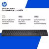 HP 495K Teclado Multi-Device Dual-Mode, Full-Size (100 %), inalámbrico, USB + Bluetooth, Negro