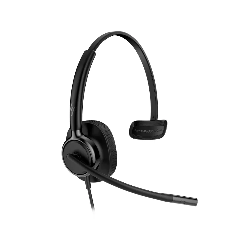 Auriculares USB con cable HP Poly Mission 415 monoaurales (a granel), 99 g, negro