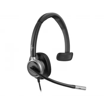 Auriculares USB con cable HP Poly Mission 615 monoaurales, 117,5 g, negro