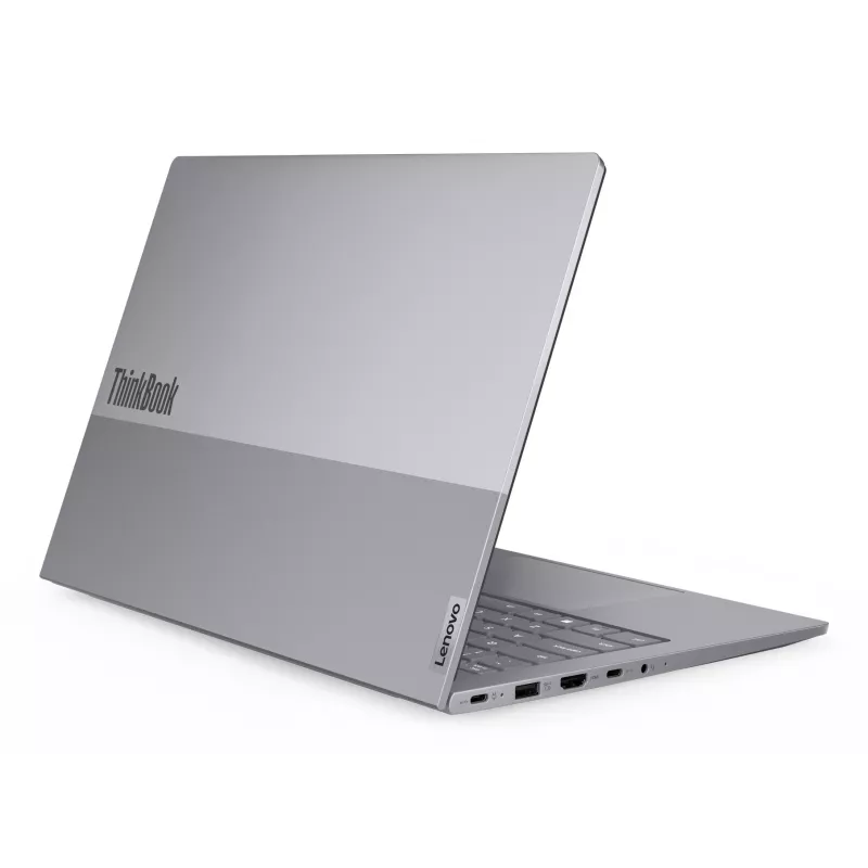 Lenovo ThinkBook 14 G9 AHP AMD Ryzen™ 5 220 Portátil 35,6 cm (14 inch) WUXGA 16 GB DDR5-SDRAM 512 GB SSD Wi-Fi 7 (802.11be) Windows 11 Pro Alemán gris