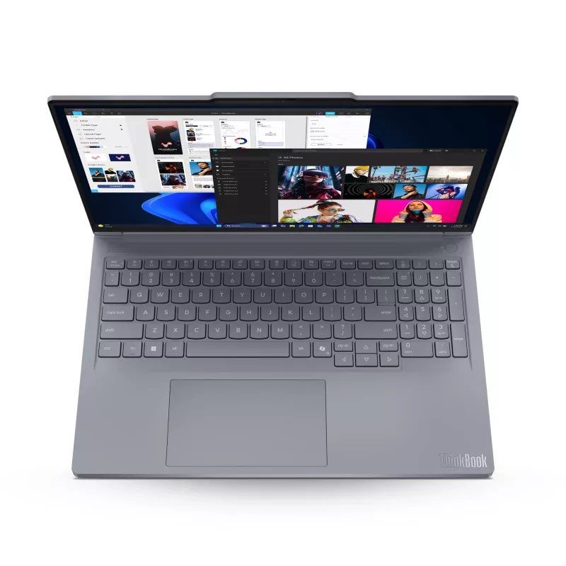 Lenovo ThinkBook 16p G6 ADR AMD Ryzen™ 9 8940HX Portátil 40,6 cm (16 inch) WQXGA 32 GB DDR5-SDRAM 1 TB SSD NVIDIA GeForce RTX 5060 Wi-Fi 7 (802.11be) Windows 11 Pro Inglés gris