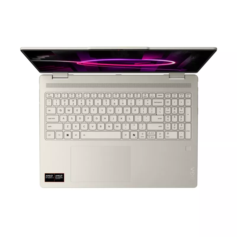 Lenovo Yoga 7 2-in-1 16AGP11 Copilot+ PC AMD Ryzen™ AI 7 445 Híbrido (2 en 1) 40,6 cm (16 inch) Pantalla táctil WQXGA+ 32 GB LPDDR5x-SDRAM 1 TB SSD Wi-Fi 7 (802.11be) Windows 11 Home Alemán Shell