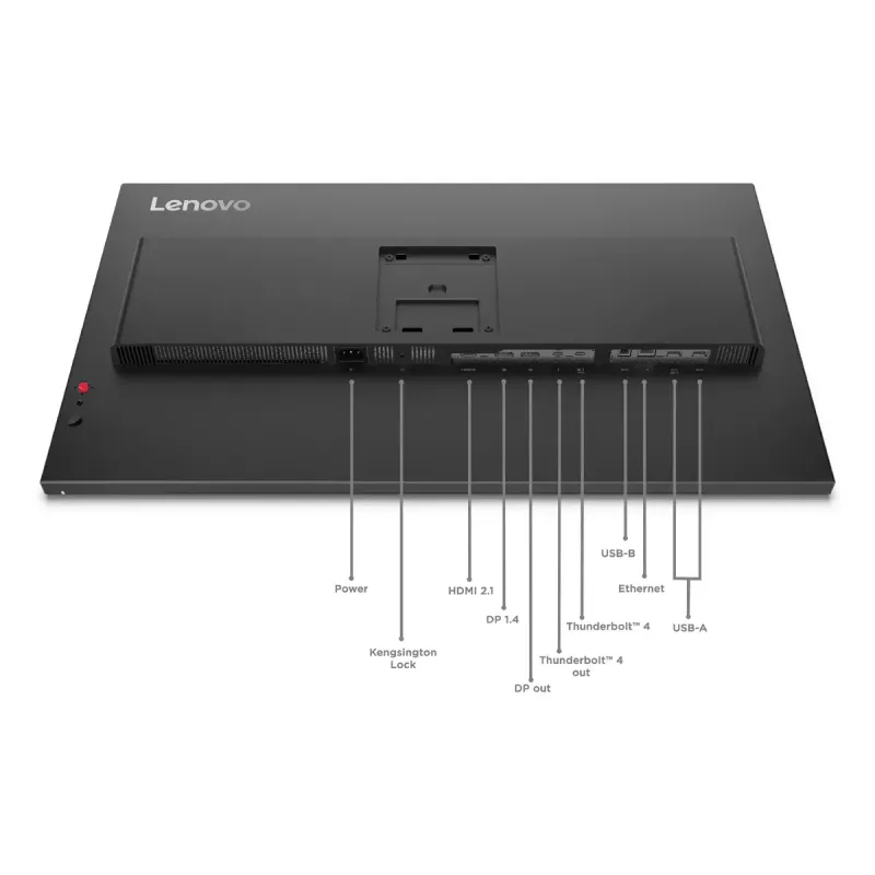 Monitor Lenovo ThinkVision P32UD-40 80 cm (31,5 inch) 4K UHD (3840×2160) IPS LCD, 6 ms, USB 3.2 Gen 2x2 Hub, USB-C, VESA, altura ajustable