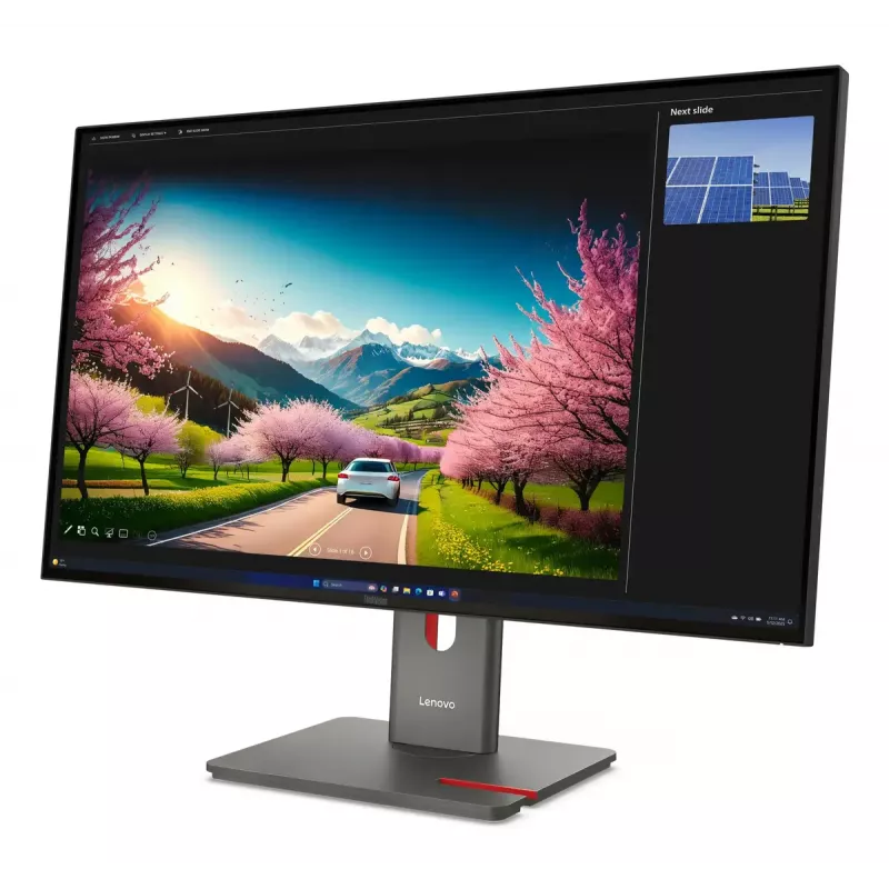 Monitor Lenovo ThinkVision P32UD-40 80 cm (31,5 inch) 4K UHD (3840×2160) IPS LCD, 6 ms, USB 3.2 Gen 2x2 Hub, USB-C, VESA, altura ajustable