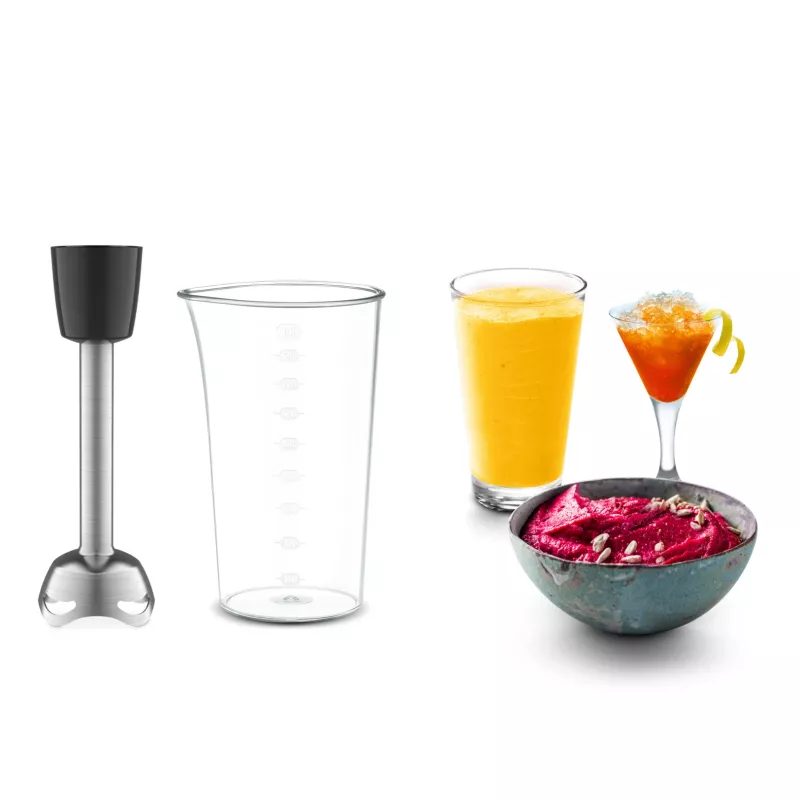 Tefal Powermix Silence HT6525 Batidora de mano 600 W Rojo