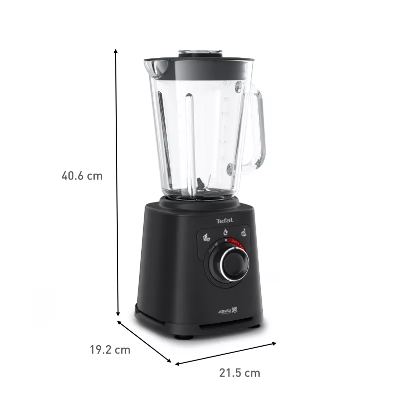 Tefal Perfectmix+ BL87G8 1.5 L Batidora de vaso 1200 W Negro
