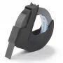 Cinta de etiquetado en relieve DYMO Authentic | rollo de 9 mm x 3 m | impresión blanca sobre negro | autoadhesiva | para máquinas de etiquetado en relieve | 1 ud.