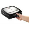 Parrilla de contacto Tefal SM193D – parrilla eléctrica de sobremesa, negra y acero inoxidable, 1,9 kg