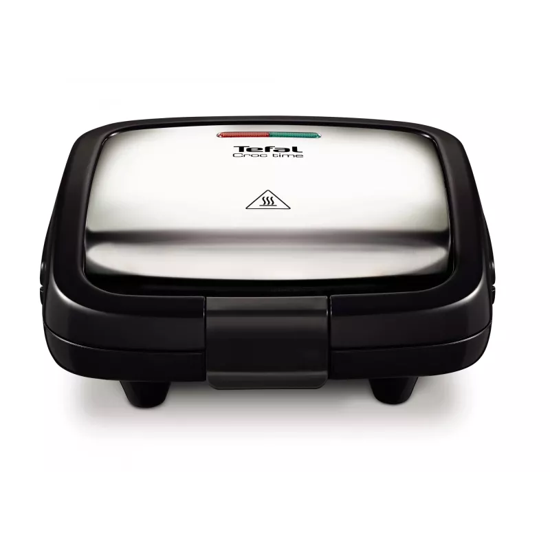 Parrilla de contacto Tefal SM193D – parrilla eléctrica de sobremesa, negra y acero inoxidable, 1,9 kg