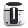 Freidora Tefal Super Uno FR3101 – individual, 1800 W, 1,5 kg de capacidad de fritura, 2,2 l de aceite, negra/blanca