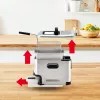 Freidora Tefal FR8041 individual 3,5 L de pie 2300 W freidora plateada