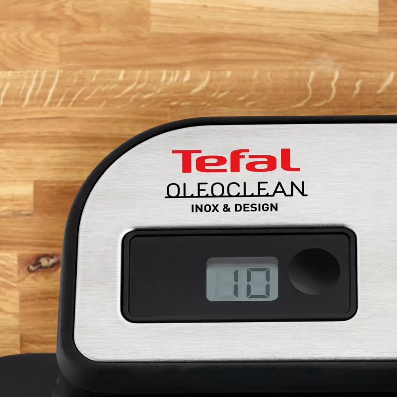 Freidora Tefal FR8041 individual 3,5 L de pie 2300 W freidora plateada