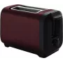 Tostadora MOULINEX LT5S05E0 — 2 ranuras, 1300 W, carcasa de acero inoxidable, negra/roja