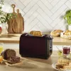 Tostadora MOULINEX LT5S05E0 — 2 ranuras, 1300 W, carcasa de acero inoxidable, negra/roja