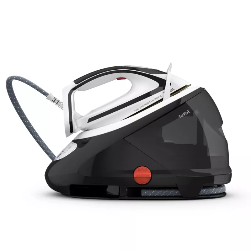 Tefal Pro Express Ultimate GV9550 1.9 L suela Durilium AirGlide Autoclean negra, blanca