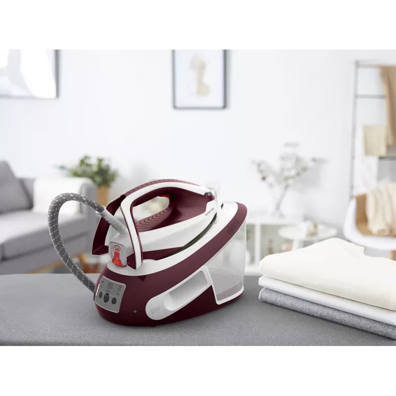 Tefal Express Vision SV8150 2800 W 1,8 L suela Durilium AirGlide Autoclean roja, blanca
