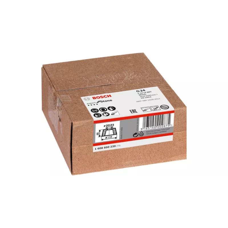 Bosch 1608600239 muela cónica para piedra, 90 x 110 x 55 mm