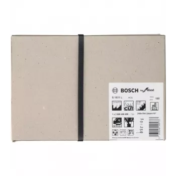 Bosch 2608650698 hoja de sierra sable de acero al carbono (HCS) 100 uds.