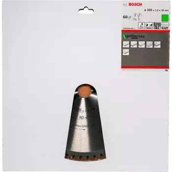 Hojas de sierra circular Bosch Optiline Wood, madera, 30,5 cm, Bosch, 798 g, 1 ud.