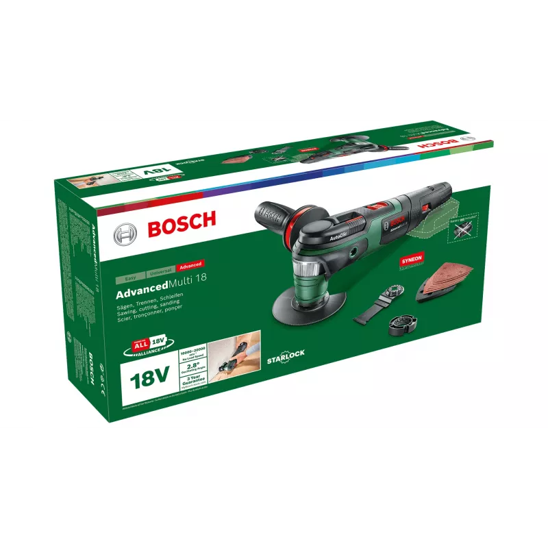 Bosch AdvancedMulti 18 negro, verde