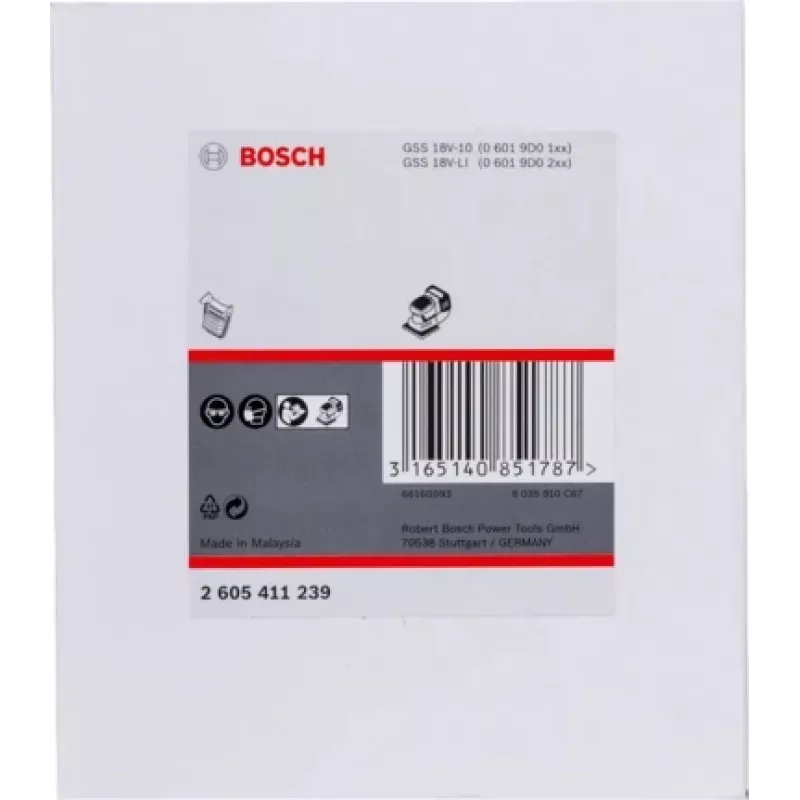 Bosch 2 605 411 239 accesorio de lijado 1 ud. filtro