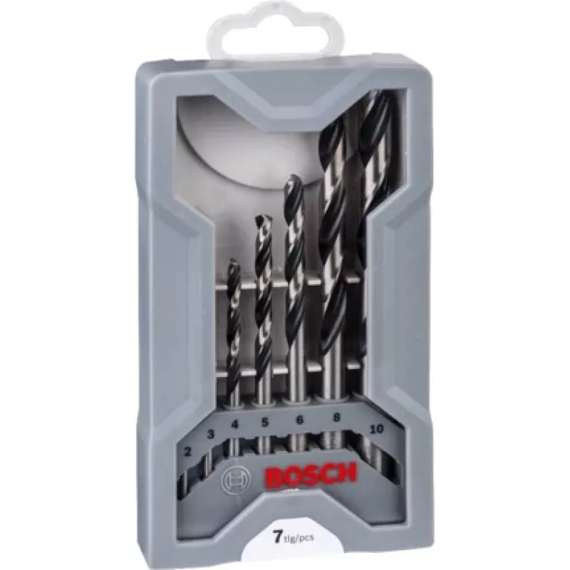 Juego de brocas helicoidales Bosch HSS PointTeQ 7 uds.