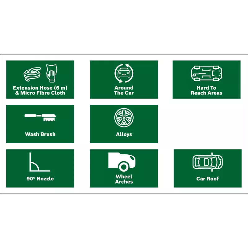 Bosch F016800572 set de lavado de coche para hidrolimpiadora Bosch