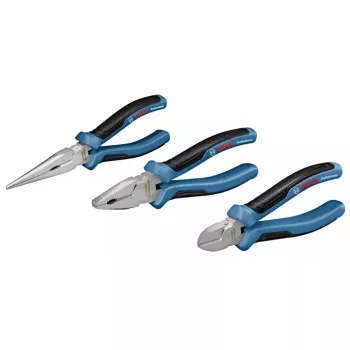Juego de alicates Bosch 1 600 A01 6BG acero cromo-vanadio mango de goma