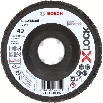Bosch 2 608 619 197 accesorio para amoladora angular disco de láminas