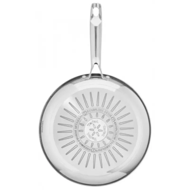 Sartén multiusos Tefal DUETTO+ G7320434 24 cm – acero inoxidable, libre de PFOA, negra
