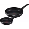 Juego de sartenes Tefal Generous Cook C27890 – aluminio, 20 cm y 28 cm, negro, 2 uds.