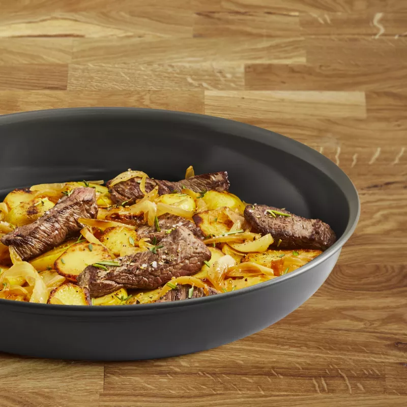 Tefal Change negro C4760625 sartén multiusos redonda