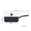 Tefal Change negro C4763225 sartén baja redonda