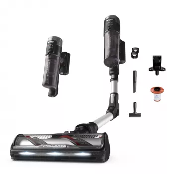 Aspirador de escoba Rowenta X-Force Flex 13.60 RH9A36WV — 60 min de autonomía, 0,65 l sin bolsa, ciclónico, morado