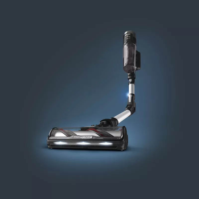 Aspirador de escoba Rowenta X-Force Flex 13.60 RH9A36WV — 60 min de autonomía, 0,65 l sin bolsa, ciclónico, morado