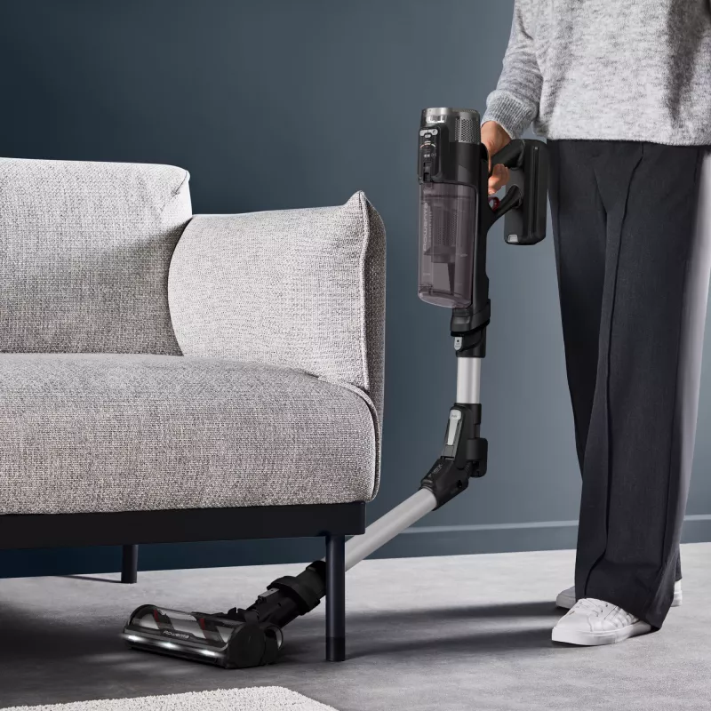 Aspirador de escoba Rowenta X-Force Flex 13.60 RH9A36WV — 60 min de autonomía, 0,65 l sin bolsa, ciclónico, morado
